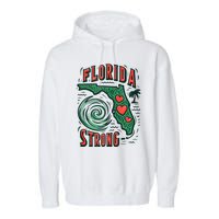 Support Florida Western Pray For Florida Strong Garment-Dyed Fleece Hoodie