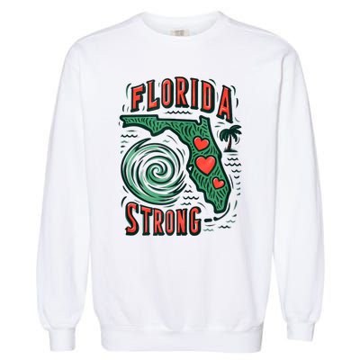 Support Florida Western Pray For Florida Strong Garment-Dyed Sweatshirt