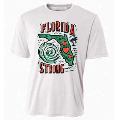 Support Florida Western Pray For Florida Strong Cooling Performance Crew T-Shirt