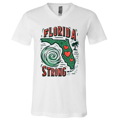 Support Florida Western Pray For Florida Strong V-Neck T-Shirt