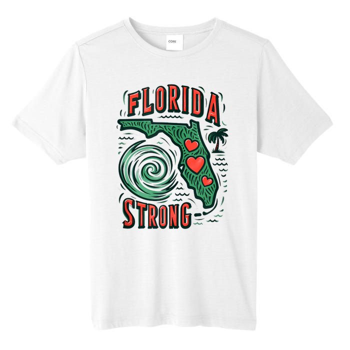 Support Florida Western Pray For Florida Strong Tall Fusion ChromaSoft Performance T-Shirt