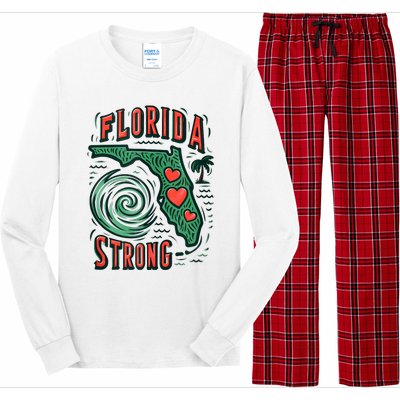 Support Florida Western Pray For Florida Strong Long Sleeve Pajama Set