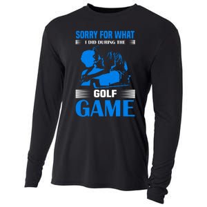 Sorry For What I Said During The Golf Game Cooling Performance Long Sleeve Crew