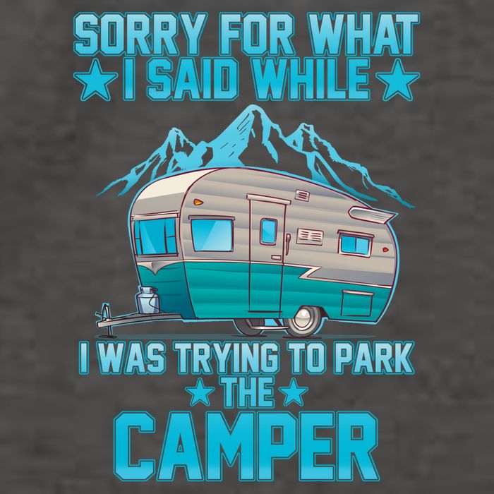 Sorry For What I Said While I Was Trying To Park The Camper Vector Backpack