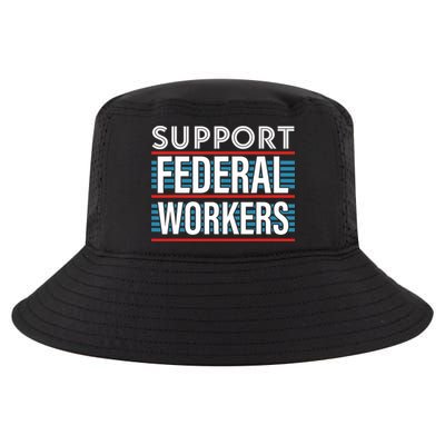 Support Federal Workers Cool Comfort Performance Bucket Hat