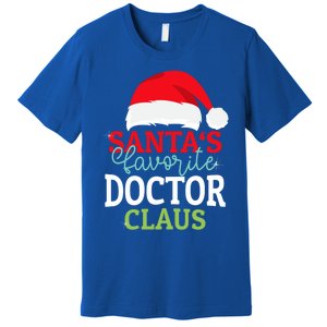 SantaS Favorite Xmas Doctor Christmas Claus Pjs Gift Premium T-Shirt