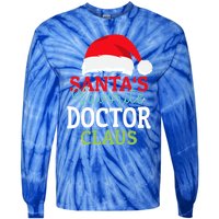 SantaS Favorite Xmas Doctor Christmas Claus Pjs Gift Tie-Dye Long Sleeve Shirt