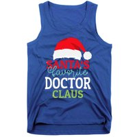 SantaS Favorite Xmas Doctor Christmas Claus Pjs Gift Tank Top