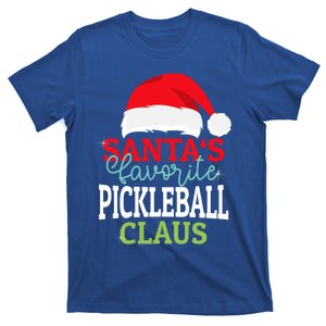 SantaS Favorite Xmas Pickleball Christmas Claus Pjs Gift T-Shirt