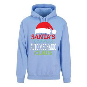 Santas Favorite Xmas Auto Mechanic Christmas Claus Pjs Unisex Surf Hoodie