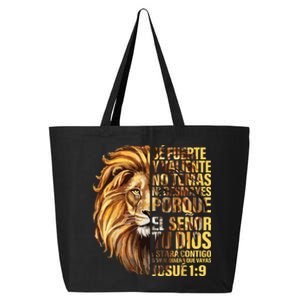 Se Fuerte Y Valiente Spanish Christian Faith Bible Verse 25L Jumbo Tote