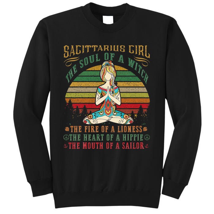 Sagittarius for Yoga Black Wo Birthday Gifts Sweatshirt