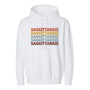 Sagittarius Funny Zodiac Graphic Meaningful Gift Garment-Dyed Fleece Hoodie