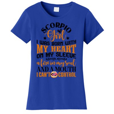 Scorpio Funny Zodiac Sign Graphic Meaningful Gift Women's T-Shirt