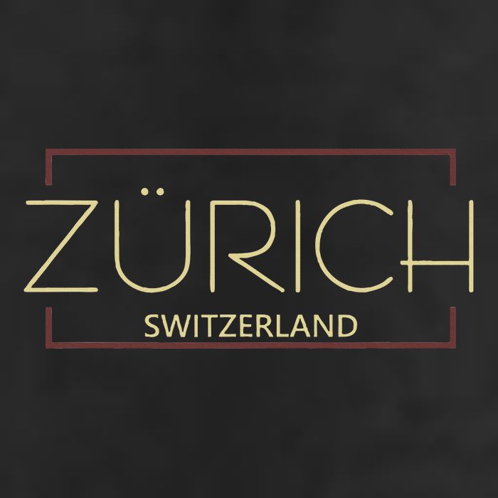 Simple Fashion Zurich Switzerland 7 Panel Mesh Trucker Snapback Hat
