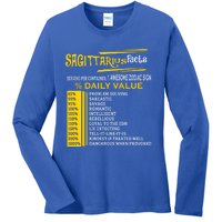 Sagittarius Facts Zodiac Born In November 22 December 21 Gift Ladies Long Sleeve Shirt