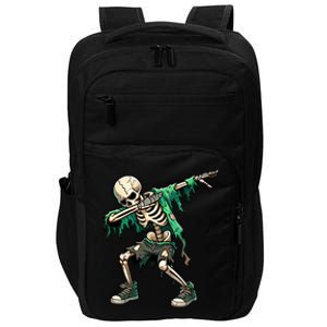 Skeleton Funny Zombie Dabbing Halloween Great Gift Impact Tech Backpack