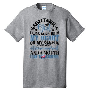 Sagittarius Funny Zodiac Sign Graphic Funny Gift Tall T-Shirt