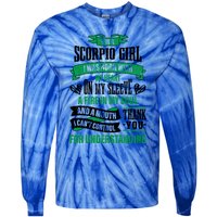 Scorpio Funny Zodiac Sign Gift Meaningful Gift Tie-Dye Long Sleeve Shirt