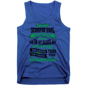 Scorpio Funny Zodiac Sign Gift Meaningful Gift Tank Top