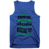 Scorpio Funny Zodiac Sign Gift Meaningful Gift Tank Top