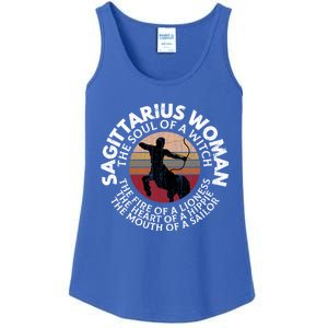 Sagittarius Funny Zodiac Sign Graphic Gift Ladies Essential Tank