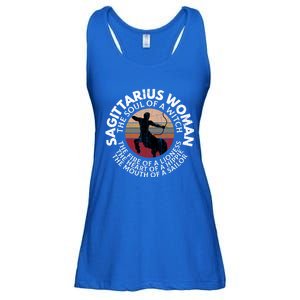 Sagittarius Funny Zodiac Sign Graphic Gift Ladies Essential Flowy Tank