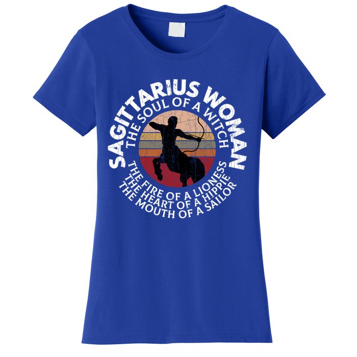 Sagittarius Funny Zodiac Sign Graphic Gift Women's T-Shirt