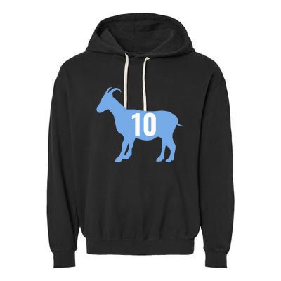 Soccer Goat 10 Argentina Garment-Dyed Fleece Hoodie