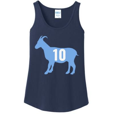 Soccer Goat 10 Argentina Ladies Essential Tank