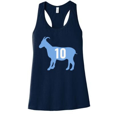 Soccer Goat 10 Argentina Women's Racerback Tank