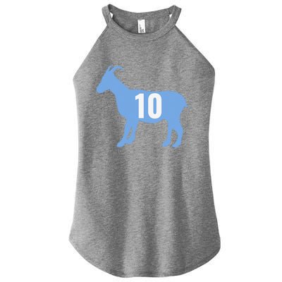 Soccer Goat 10 Argentina Women's Perfect Tri Rocker Tank