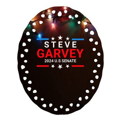 Steve Garvey 2024 For Us Senate California Ceramic Oval Ornament