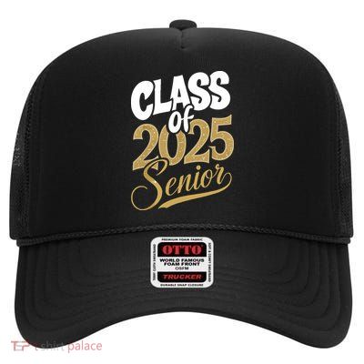 Seniors Graduation 2025 High Crown Mesh Back Trucker Hat