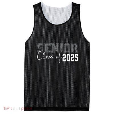 Seniors Graduation 2025 Senior 25 Mesh Reversible Basketball Jersey Tank