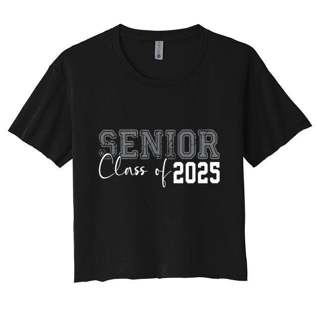 Seniors Graduation 2025 Senior 25 Crop Top