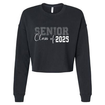 Seniors Graduation 2025 Senior 25 Cropped Pullover Crew