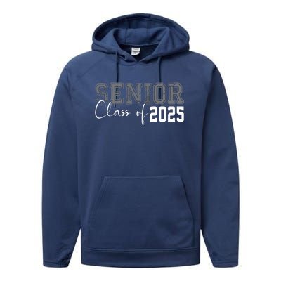 Seniors Graduation 2025 Senior 25 Performance Fleece Hoodie