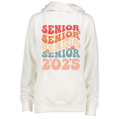 Seniors Graduation 2025 Womens Funnel Neck Pullover Hood