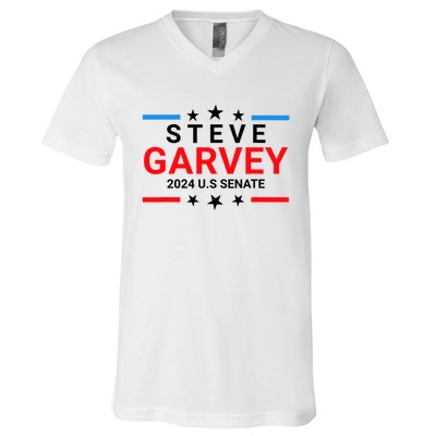 Steve Garvey 2024 For Us Senate California Ca V-Neck T-Shirt