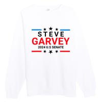 Steve Garvey 2024 For Us Senate California Ca Premium Crewneck Sweatshirt