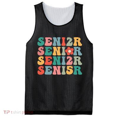 Senior Graduation 2025 Back To School For Teacher Student Mesh Reversible Basketball Jersey Tank