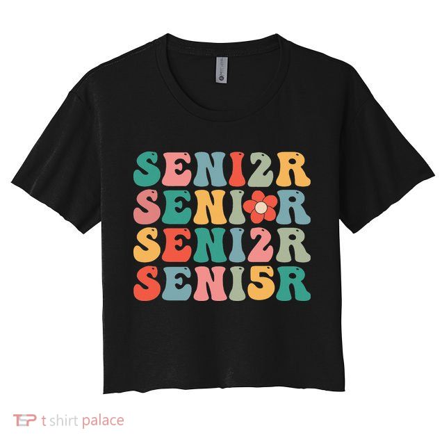Senior Graduation 2025 Back To School For Teacher Student Crop Top