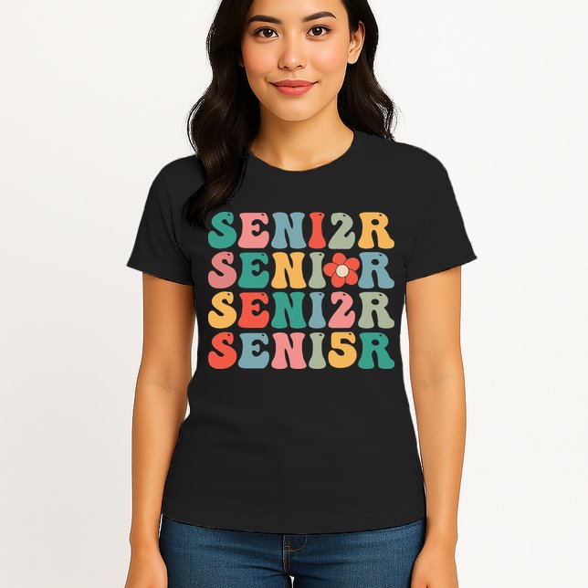 Senior Graduation 2025 Back To School For Teacher Student Womens T-Shirt