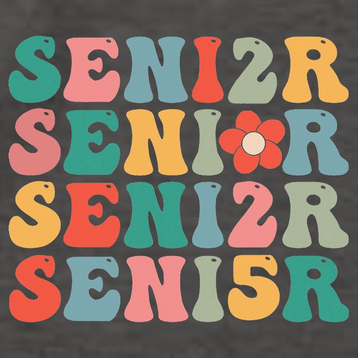 Senior Graduation 2025 Back To School For Teacher Student Vector Backpack