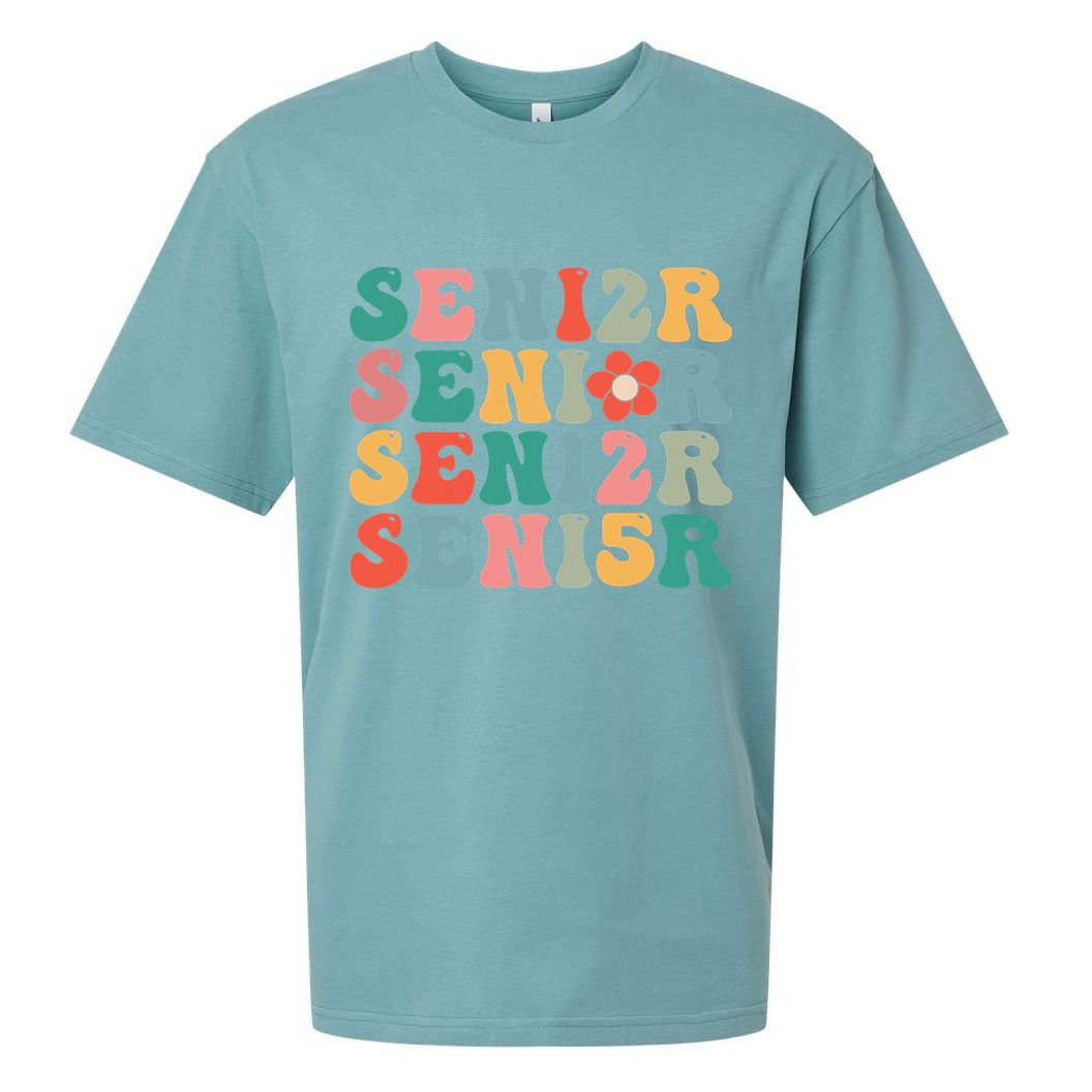Senior Graduation 2025 Back To School For Teacher Student Sueded Cloud Jersey T-Shirt