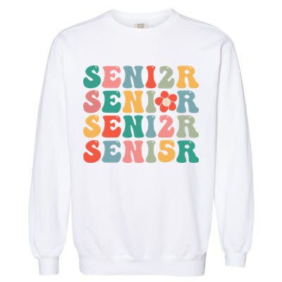 Senior Graduation 2025 Back To School For Teacher Student Garment-Dyed Sweatshirt