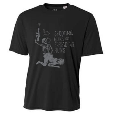 Shooting Guns And Spreading Buns Tees Cooling Performance Crew T-Shirt