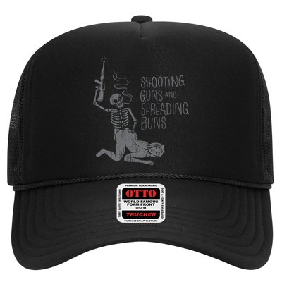 Shooting Guns And Spreading Buns Tees Trucker Hat