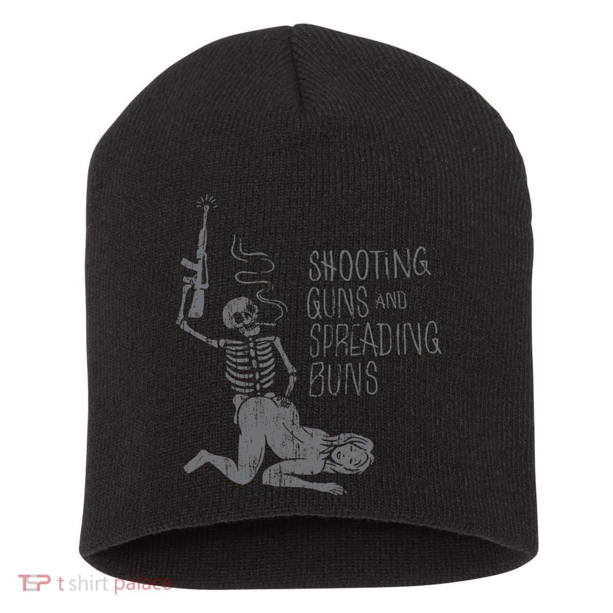 Shooting Guns And Spreading Buns Tees Short Acrylic Beanie